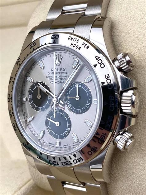 chrono24 rolex daytona white gold|Rolex daytona used for sale.